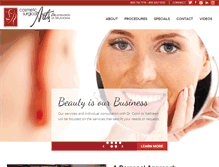 Tablet Screenshot of cosmeticsurgicalartsokc.com